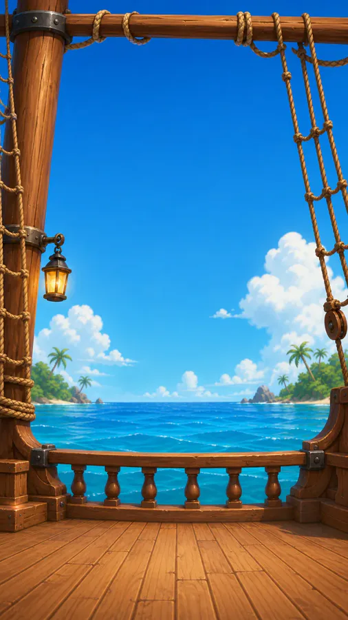 Pirate Catch tropical game artwork