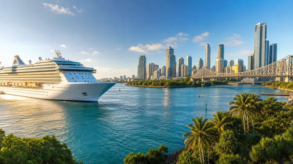 View across Brisbane in Asia-Pacific