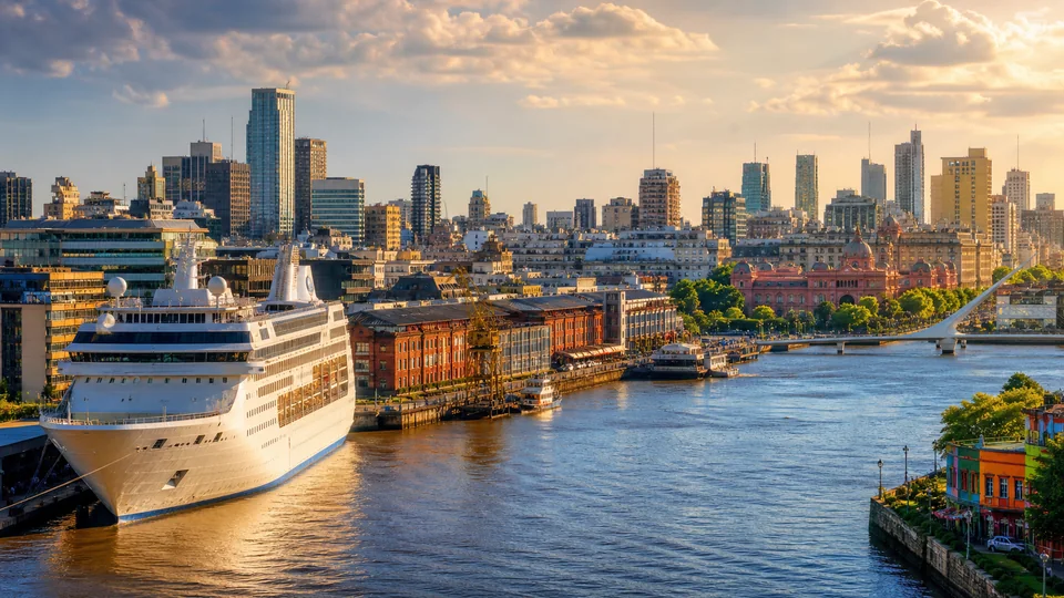 View across Buenos Aires in South America